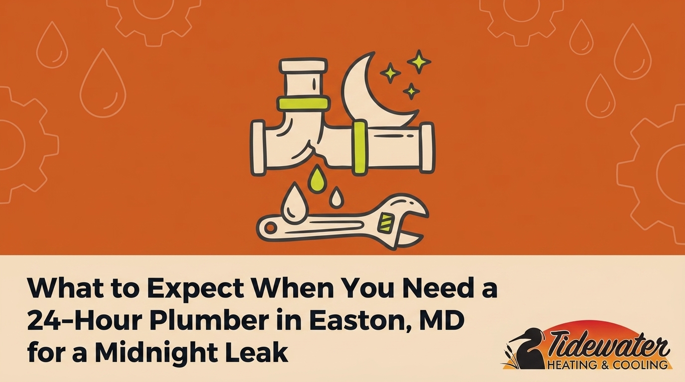 What to Expect When You Need a 24-Hour Plumber in Easton, MD for a Midnight Leak — featured image